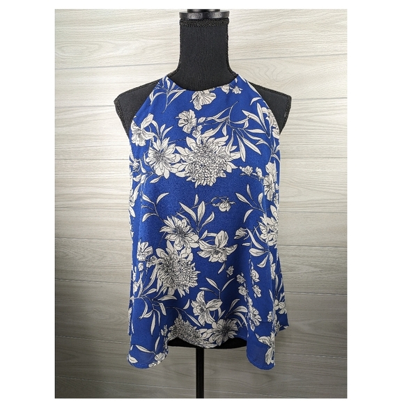 Sugarlips Halter Floral Top - Picture 1 of 10